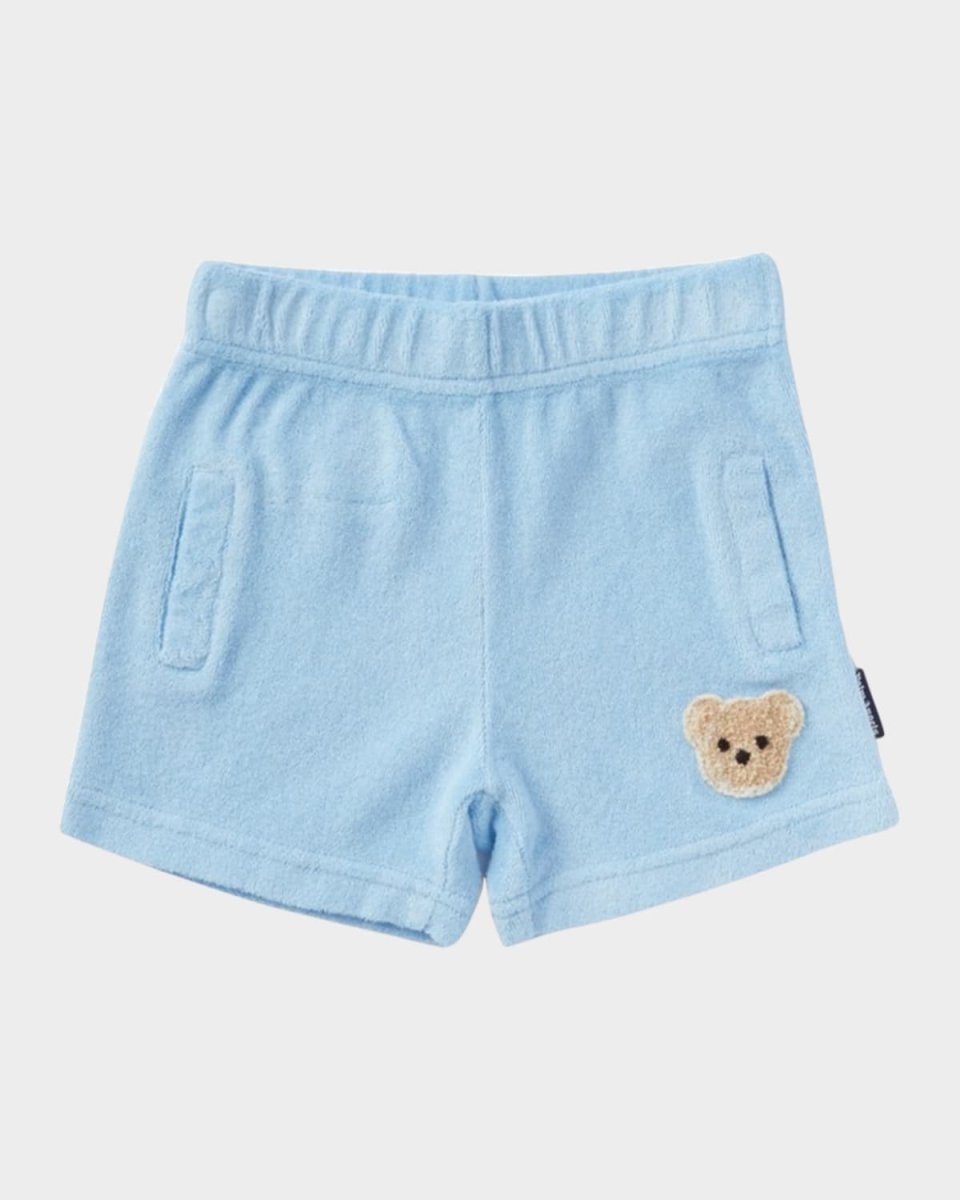 Boy's Teddy Applique Shorts, Size 3M-3